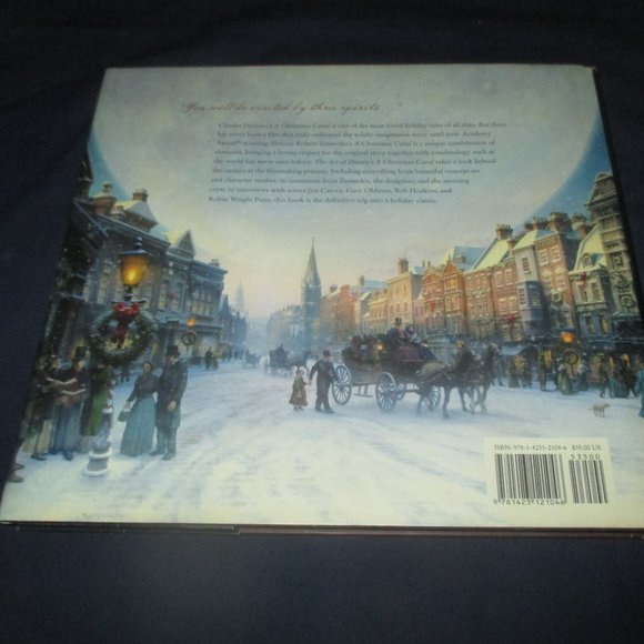 The Art of Disney's Christmas Carol (2009, Diana Landau) Hardcover Book - Picture 6 of 6